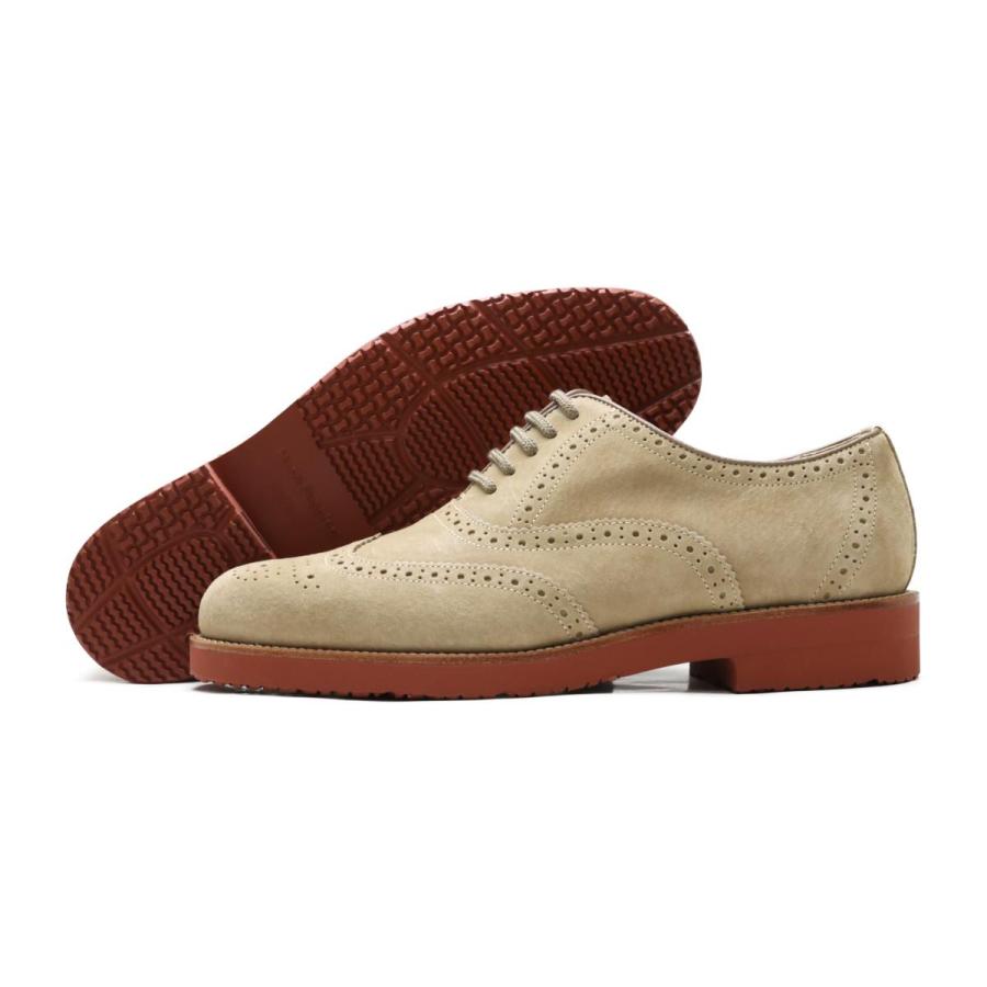 ハッシュパピー メンズ カジュアルシューズ ウイングチップ ベージュ 国産(日本製) Hush Puppies m-121t bg Puppies