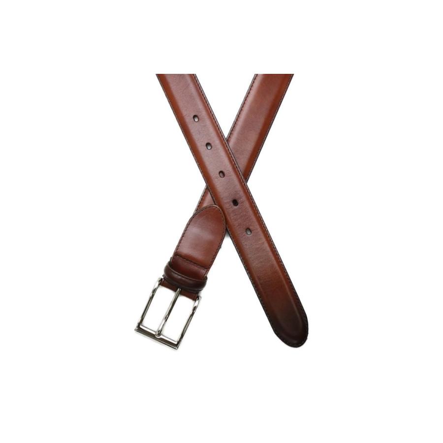 〈美品〉MAGNANNI マグナーニ レザーベルト ダークブラウン マグナーニ / MAGNANNI 革小物 mgmb3002br レザーベルト