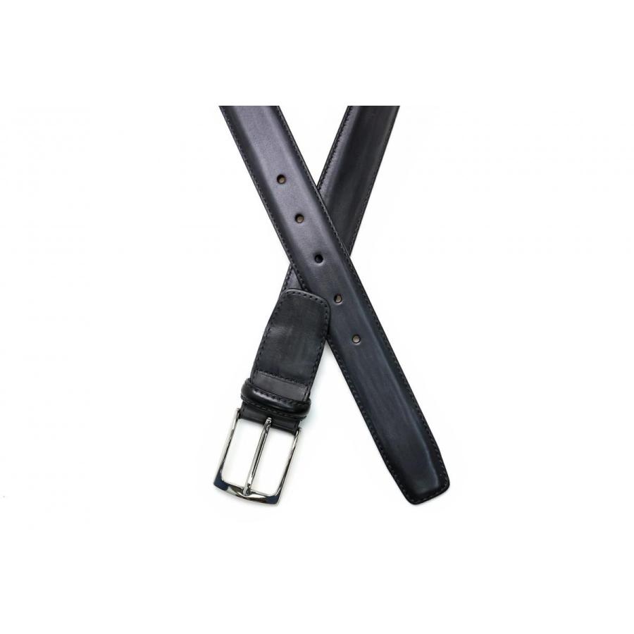 MAGNANNI（マグナーニ） レザーベルト ブラック 本革 スペイン製