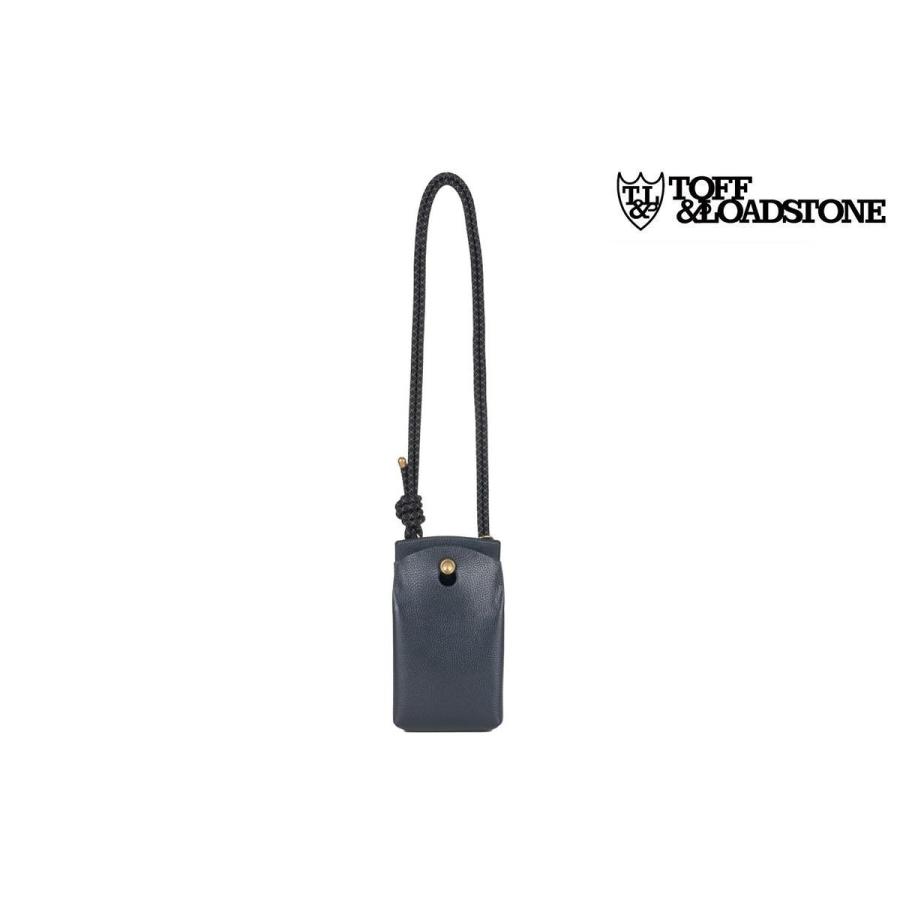 トフ＆ロードストーン バッグ ブラスボタン シュリンク サコッシュ ダークネイビー 国産(日本製) TOFF & LOADSTONE r98-11870 dnv