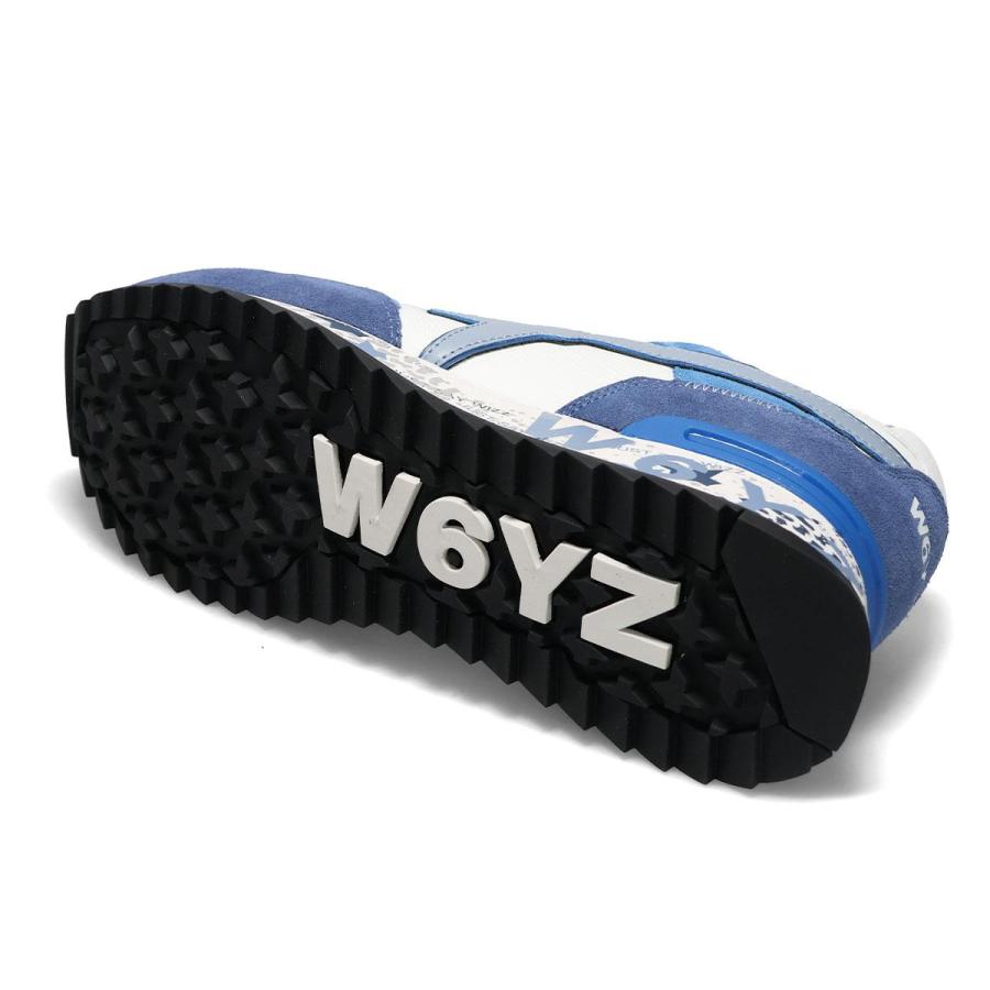 ウィズ メンズ スニーカー ヤックエム ライトブルーホワイト W6YZ ykm260-1c91の画像