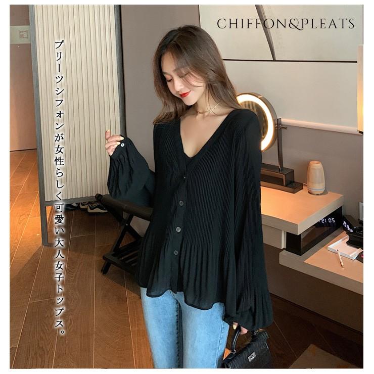 大きいサイズ レディース シアーカーディガン 長袖 ジョーゼット プリーツ Vネック 黒 春 夏 秋 Ll 3l 4l 5l 6l ブラック 再入荷 ネコポス可 T L 6lサイズの服 下着専門店queen 通販 Yahoo ショッピング