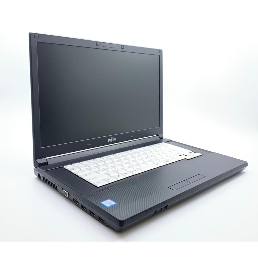 ノートPC 中古パソコン 安心保証60日 Win11 WPS/ MS Office2021 Core i3 新品SSD 250GB メモリ4GB DVD-RW WIFI対応 富士通 A576/P 中古ノートパソコン