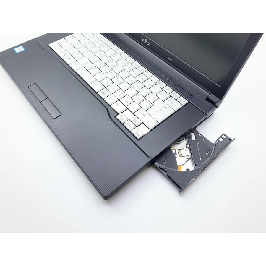 ノートPC 中古パソコン 安心保証60日 Win11 WPS/ MS Office2021 Core i3 新品SSD 250GB メモリ4GB DVD-RW WIFI対応 富士通 A576/P 中古ノートパソコン