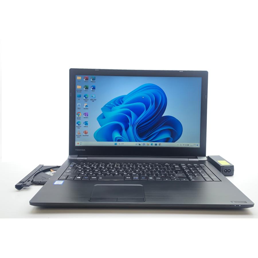MS Office 2021 Installed,  English OS Laptop Computer, [Toshiba B65/J] i5-7200U,  Memory 8GB, SSD 128GB, Inbuilt DVD, WIFI , HDMI｜queen-pc｜02
