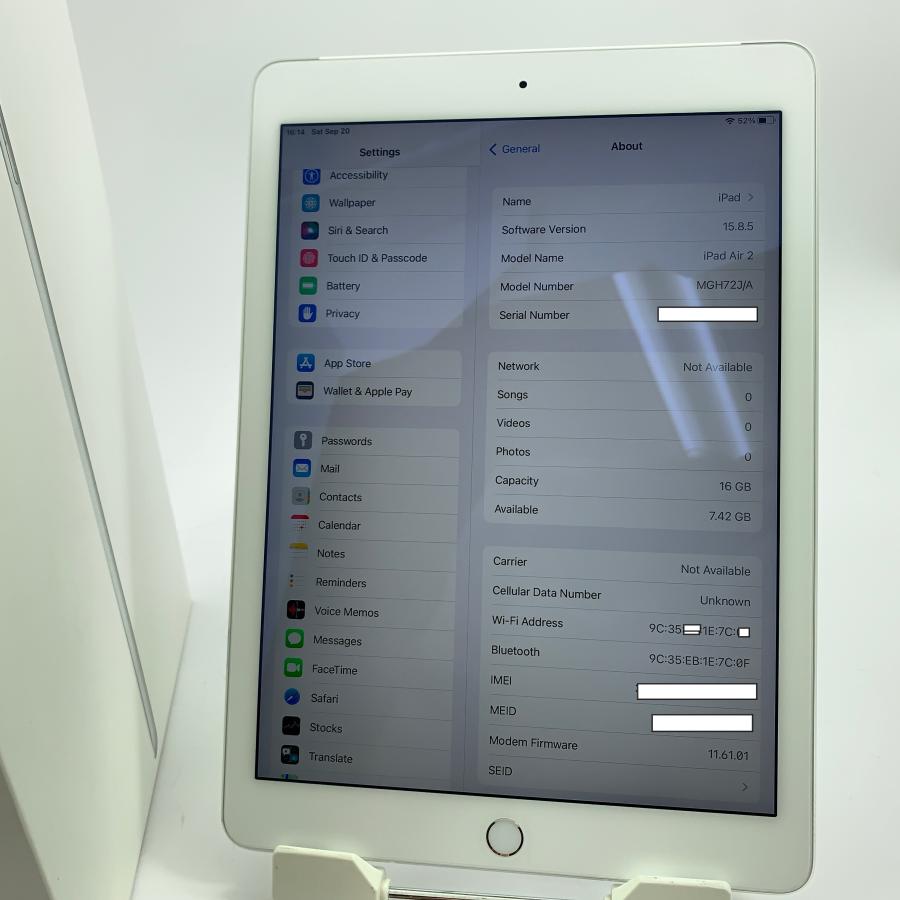 (格安)iPad Air2中古品 iPad Air 2 3GB 新品 7,800円 中古 4,300円 | ネット最安値の価格比較