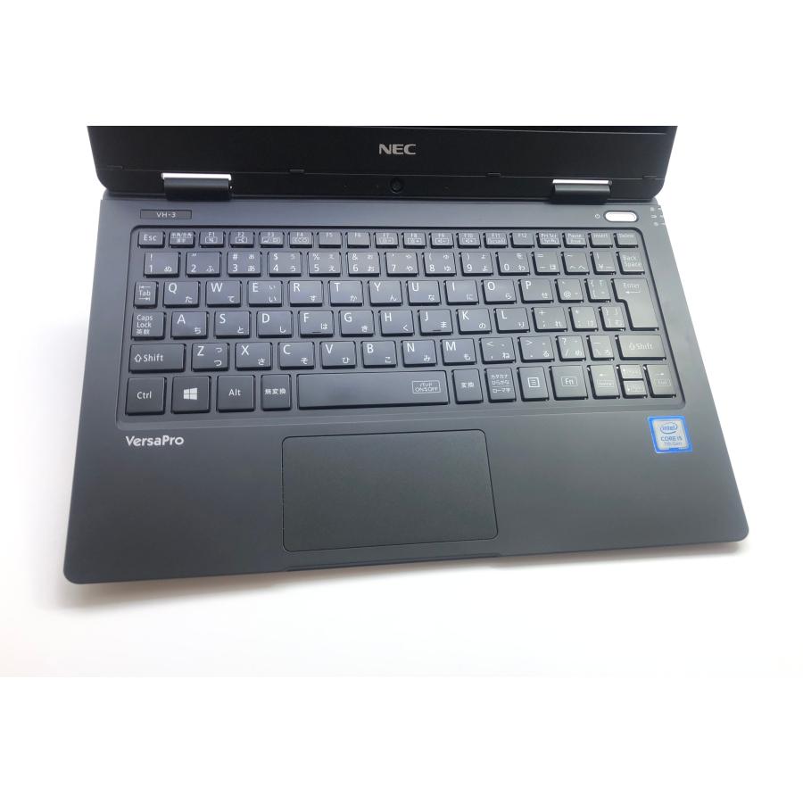 中古ノートパソコン 超軽量900g Windows11 Office2024 Core i5 8GB SSD256GB 12.5型 WiFi Bluetooth Webカメラ HDMI NEC VersaPro VH-3の画像