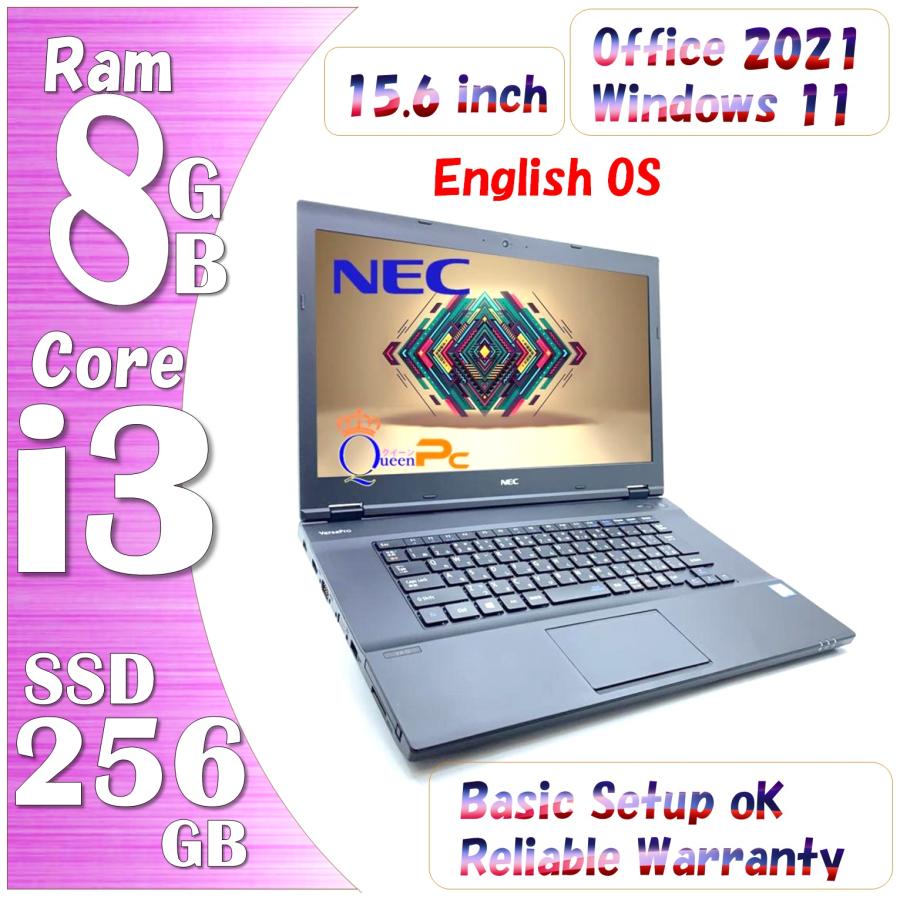 Windows 11 English Laptop Computer, Microsoft Office 2021, Core i3