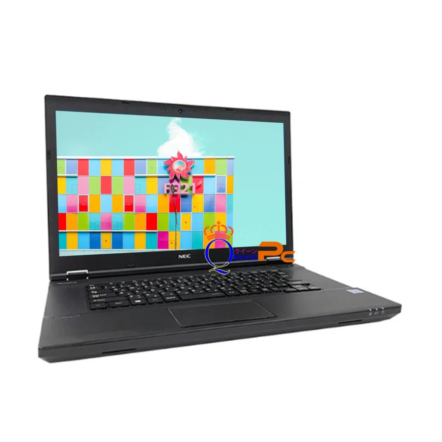 中古ノートパソコン Windows11 Office2024搭載 中古パソコン カメラ DVD搭載 NEC VX-3 Core i3-7100U  4GB メモリ 128GB SSD HDMI USB3.0 ノートパソコン | NEC