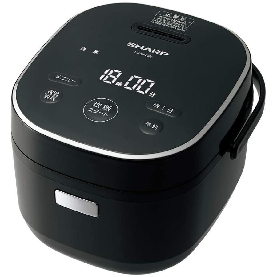 SHARP シャープ パン調理機能付き ジャー炊飯器 3合 ブラック KS SHARP シャープ パン調理機能付き ジャー炊飯器 3合 ブラック KS