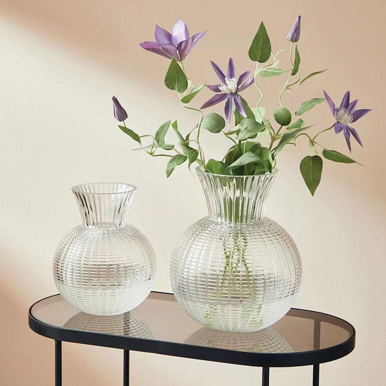 クリアガラス フラワーベース No.63【雑貨 インテリア 花瓶 クリアガラス フラワーベース No.63【雑貨 インテリア 花瓶