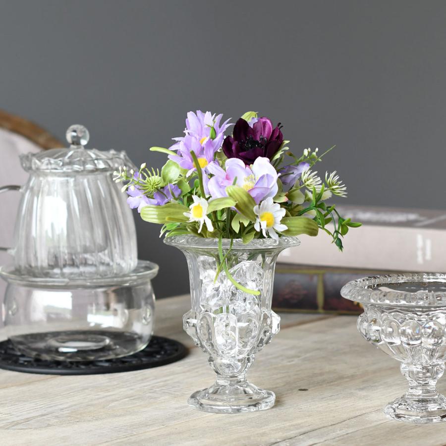 ガラススタンドフラワーベース no.115【フラワーベース 花器 花瓶 資材