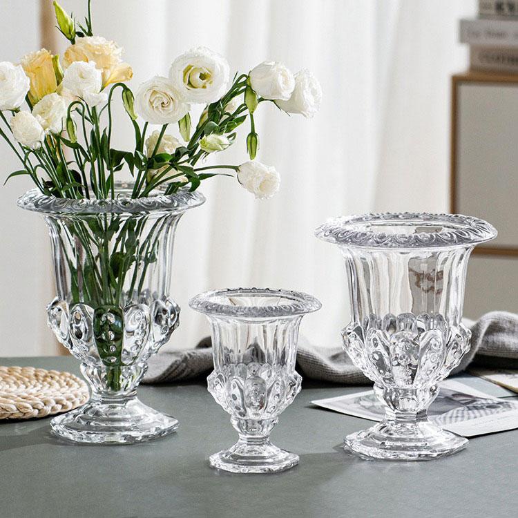 ガラススタンドフラワーベース no.115【フラワーベース 花器 花瓶 資材