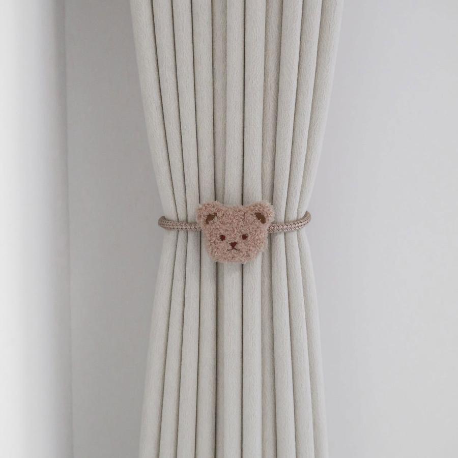 ベアー・カーテンホルダー 2色【子供部屋 赤ちゃん かわいい 熊さん