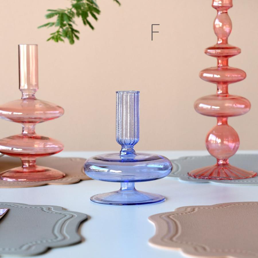 紫と黄色グラデーションガラスカップ　　　　キャンドル入れ　フラワーアレンジメント 大阪府・大阪市・キャンドル】ボタニカルアロマキャンドル＆アロマ