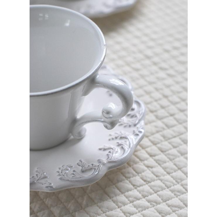 Trianon blanc トリアノン カップ＆ソーサー【COTE TABLE コテターブル