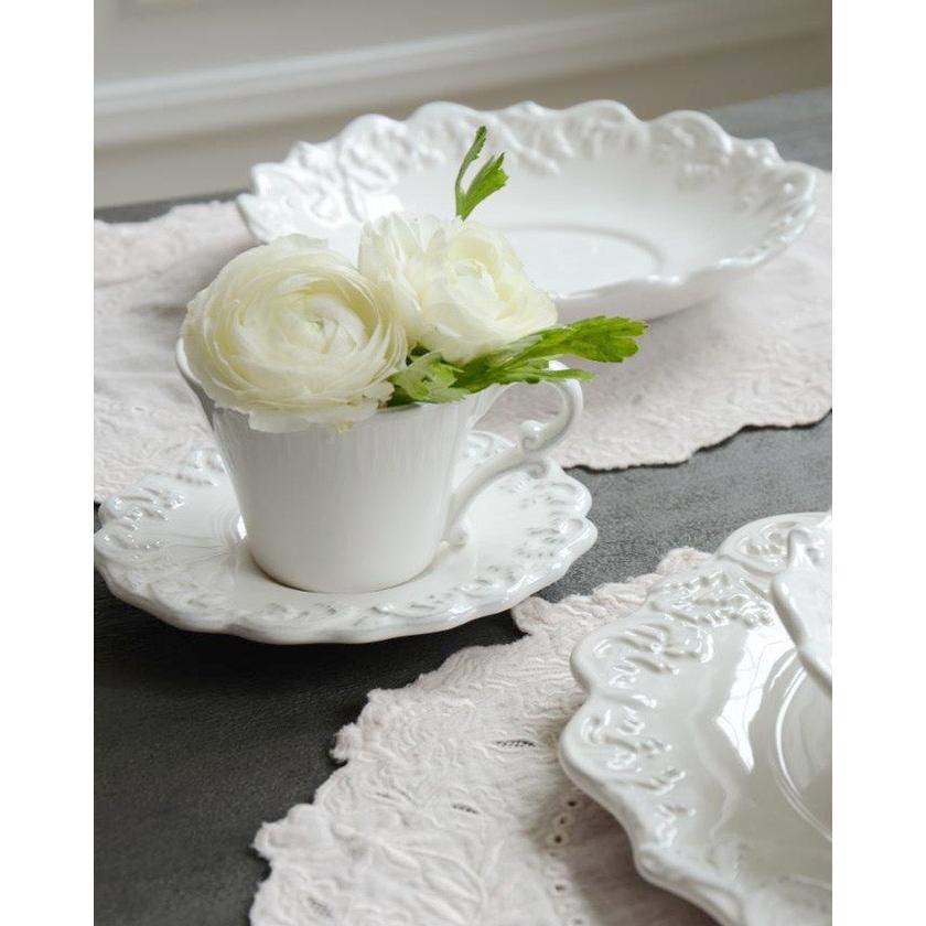 Trianon blanc トリアノン カップ＆ソーサー【COTE TABLE コテターブル