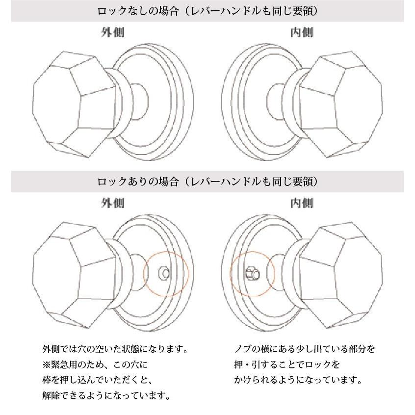 送料無料】クリスタル・ドアノブ アストリア×ロープ【EMTEK エムテック