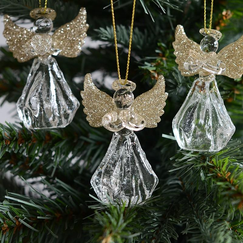 三人の天使　柊　クリストファー・ラコ　ガラスオーナメント　クリスマス 三人の天使柊クリストファー・ラコガラスオーナメントクリスマス
