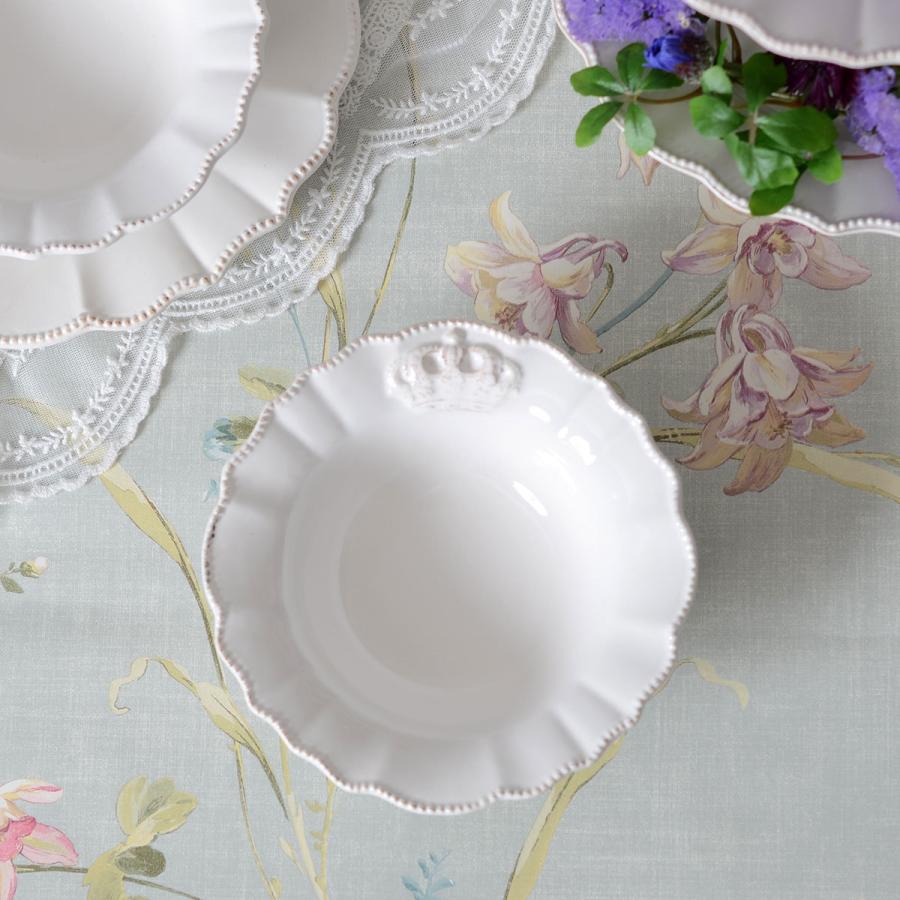 Crown ホワイトクラウン ボウル 16cm HM1346【王冠 白い食器 フレンチ