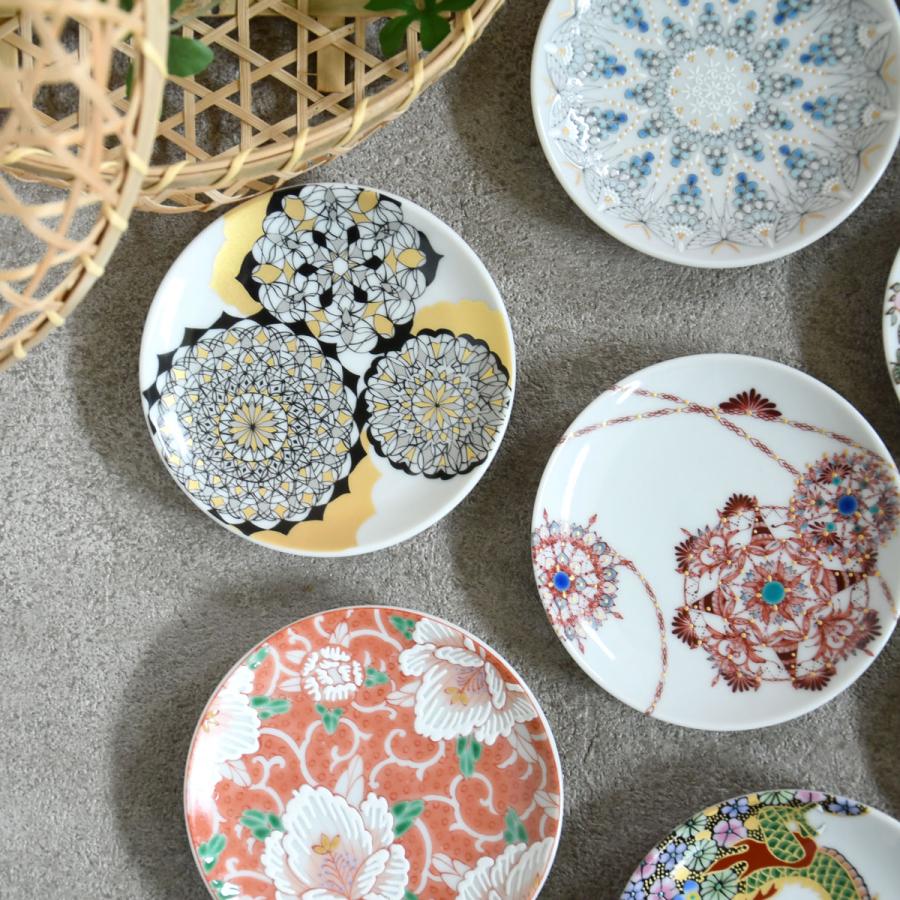 有名作家監修 九谷アート小皿 20種類 Kutani Art【日本製 九谷焼 小皿