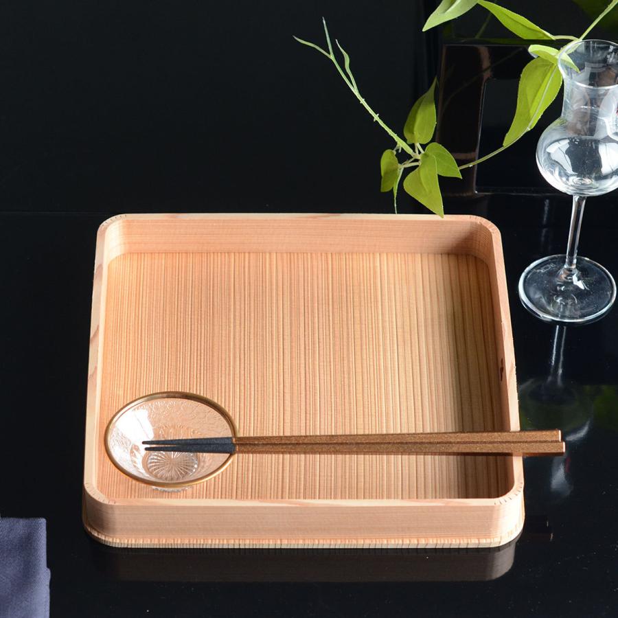 輪島塗　八寸盛皿 取り寄せ】<br>敷皿・盛皿 木曽杉 八寸皿 無塗装27411 : 輸入