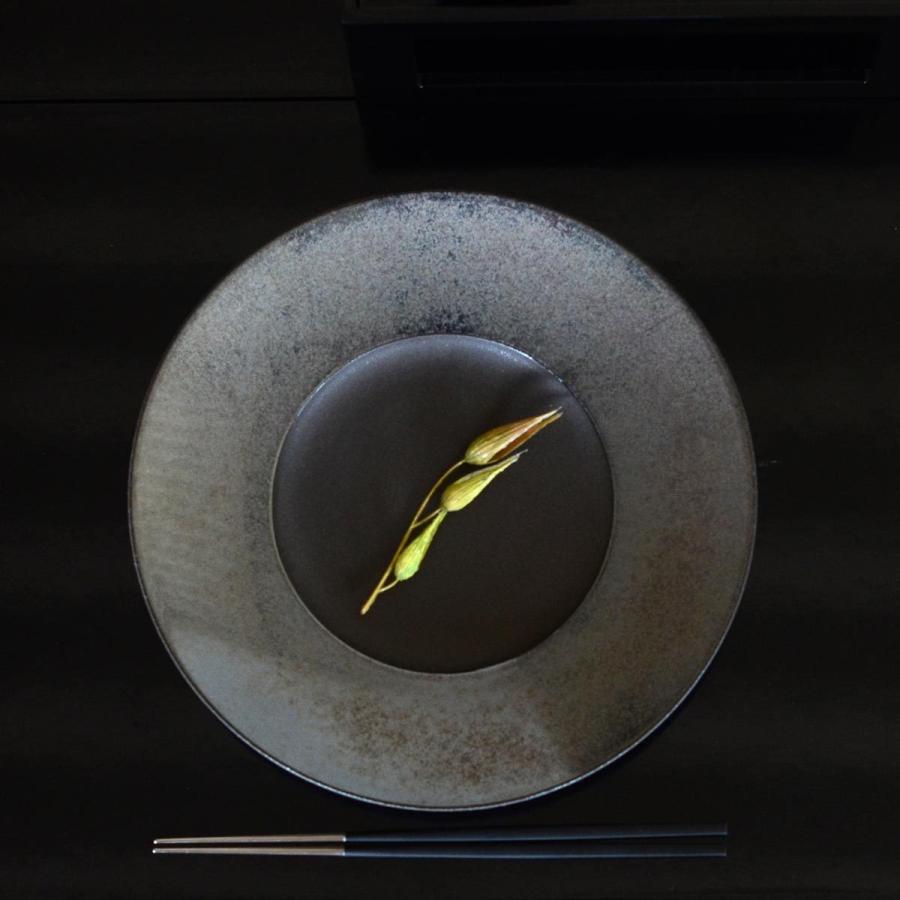取り寄せ商品】隠れ窯 光悦 KOUETSU リムプレート 24cm KE2401【年配