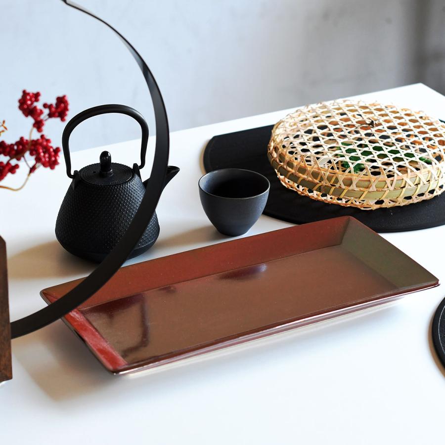 取り寄せ商品】饗の器 きょうのうつわ -M.STYLE- 長角皿36.5cm 2色