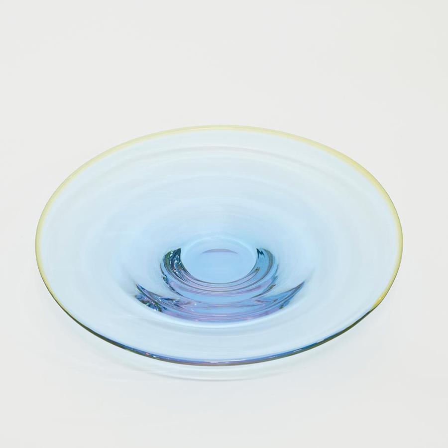 【取り寄せ】LUXE リュークス クーププレート 27cm【日本製】LX2702【色が変化する不思議なガラス「ネオジウムガラス」】｜queenann-y｜03