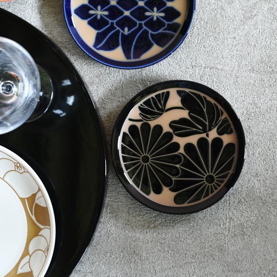 季 すえ Sue 梅・紫陽花・菊・椿 小皿11.5cm/丸皿16cm【日本製】【花柄