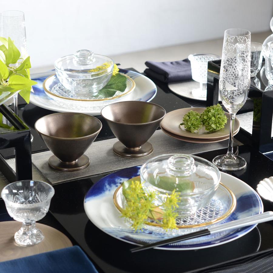 取り寄せ商品】崇雪 ラウンドプレート 15cm【有田焼 ゴールド シルバー