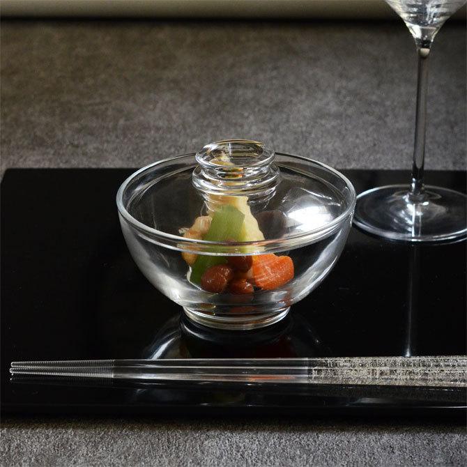 和食器−for Japanese Cuisine−】蓋物 No.10070 CR 413590【ガラス