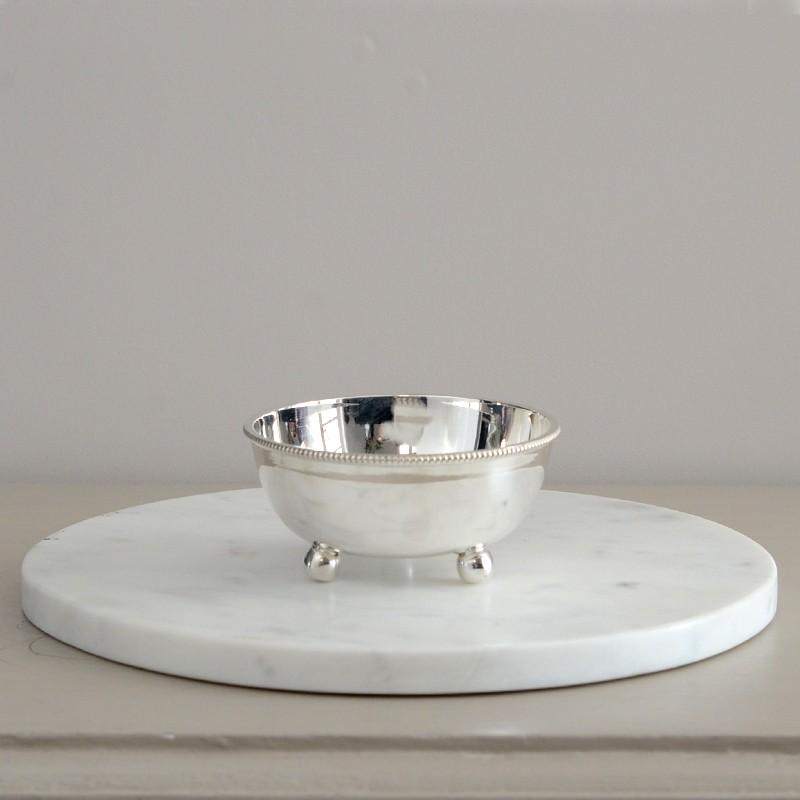 フランスアンティーク　ライオンハンドルの銀ボウル フランスアンティーク ライオンハンドルの銀ボウル アンティーク