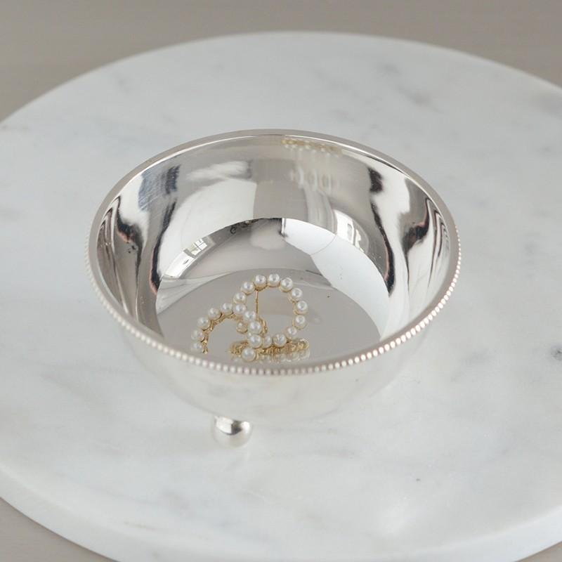 WISKEMANN アンティーク　シルバーボウル　銀製品　ベルギー　貴重品 Queen Ann クイーンアン シルバーボール QA-1869【ボウル ボール