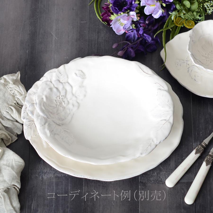ROMANTICA ロマンティカ・プレート30cm（オフホワイト）qw-5918