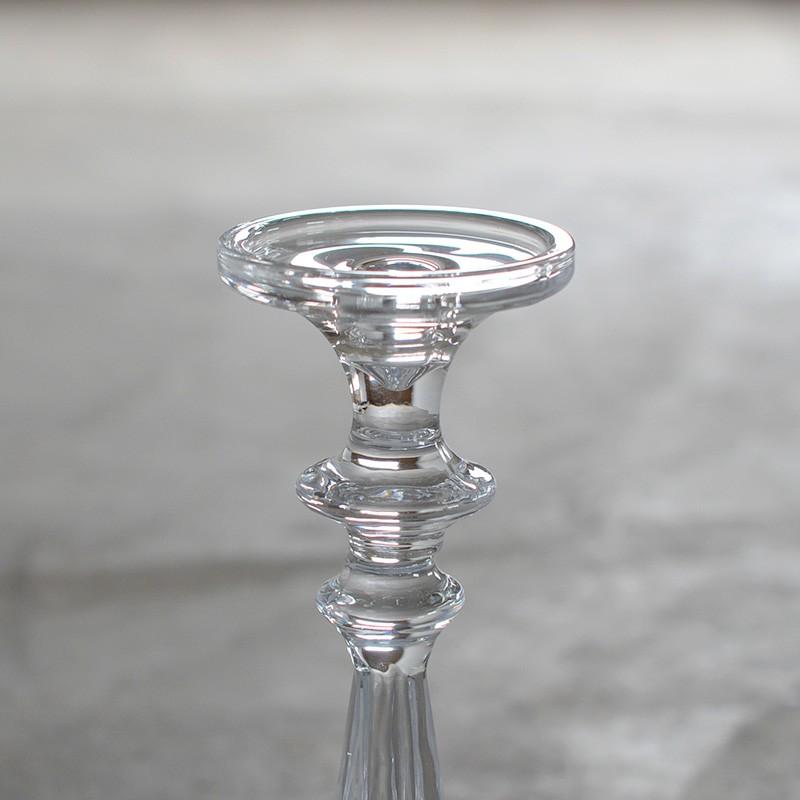 King ガラスキャンドルホルダー キャンドルスタンド 67234 : 輸入