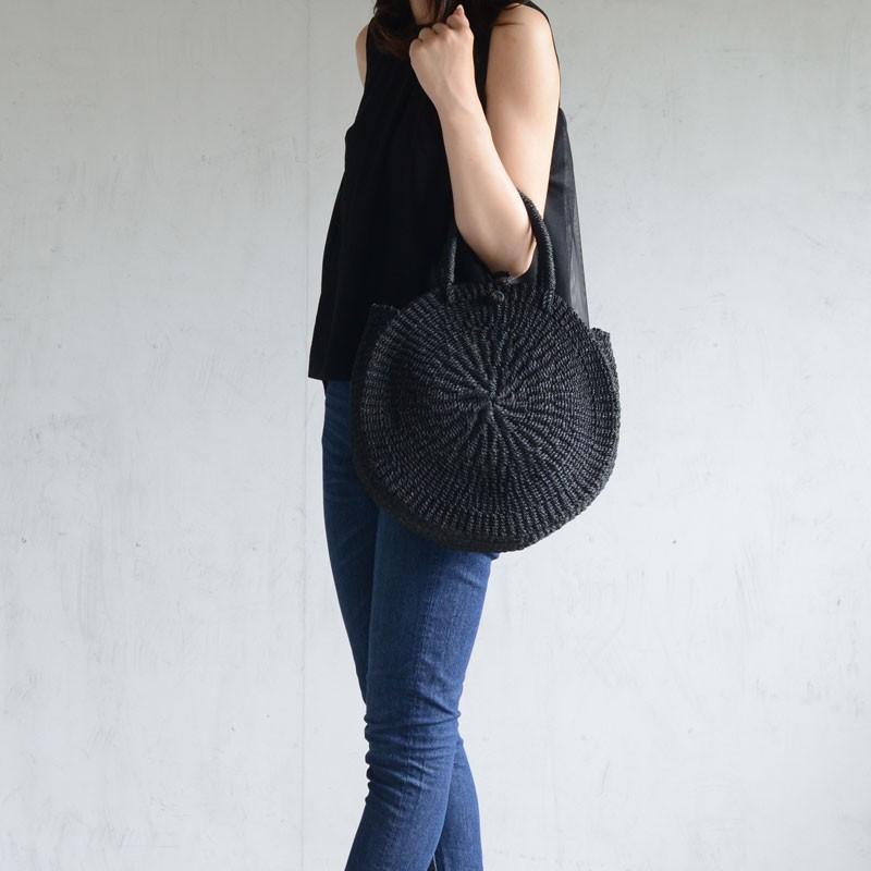 ABACA バッグ フラットサークル 423087【Viva La Vida ハンドバッグ