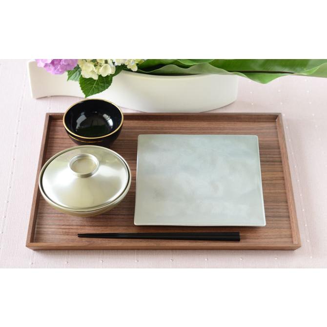 銀彩 富士型椀【漆器 和食器 椀 煮物椀 蓋物 日本製 おしゃれ 和モダン