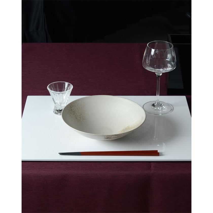 長角折敷 ピュアホワイト【折敷 漆器 日本製 和食器 おしゃれ 和モダン