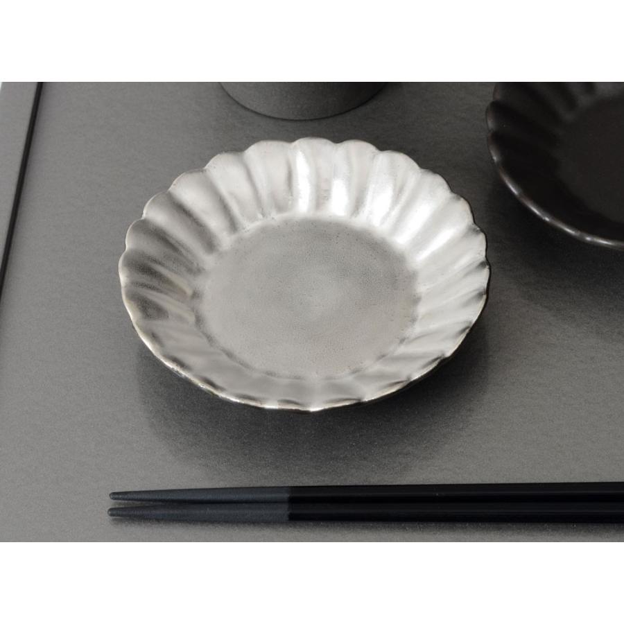 イタリア 菊割小皿 ピューター YSI-0064【Y's home style やま平窯