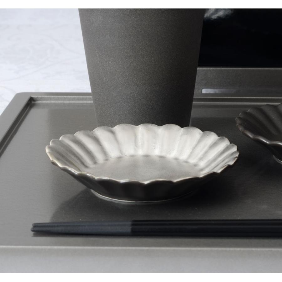 イタリア 菊割小皿 ピューター YSI-0064【Y's home style やま平窯