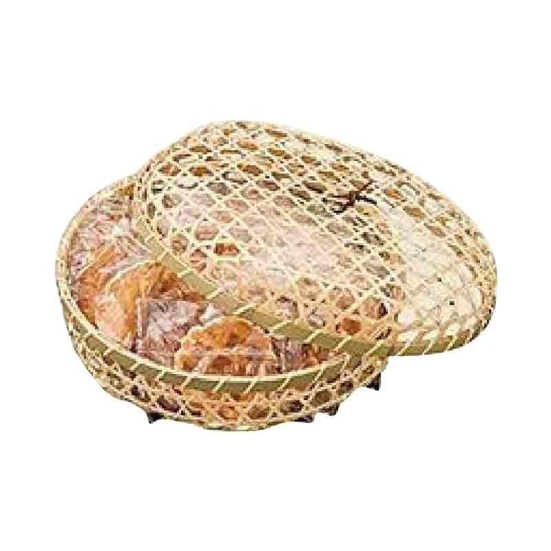 竹舞篭 丸 蓋付 大（直径21cm）23429 17-092-08【用美 Youbi 和食器 和