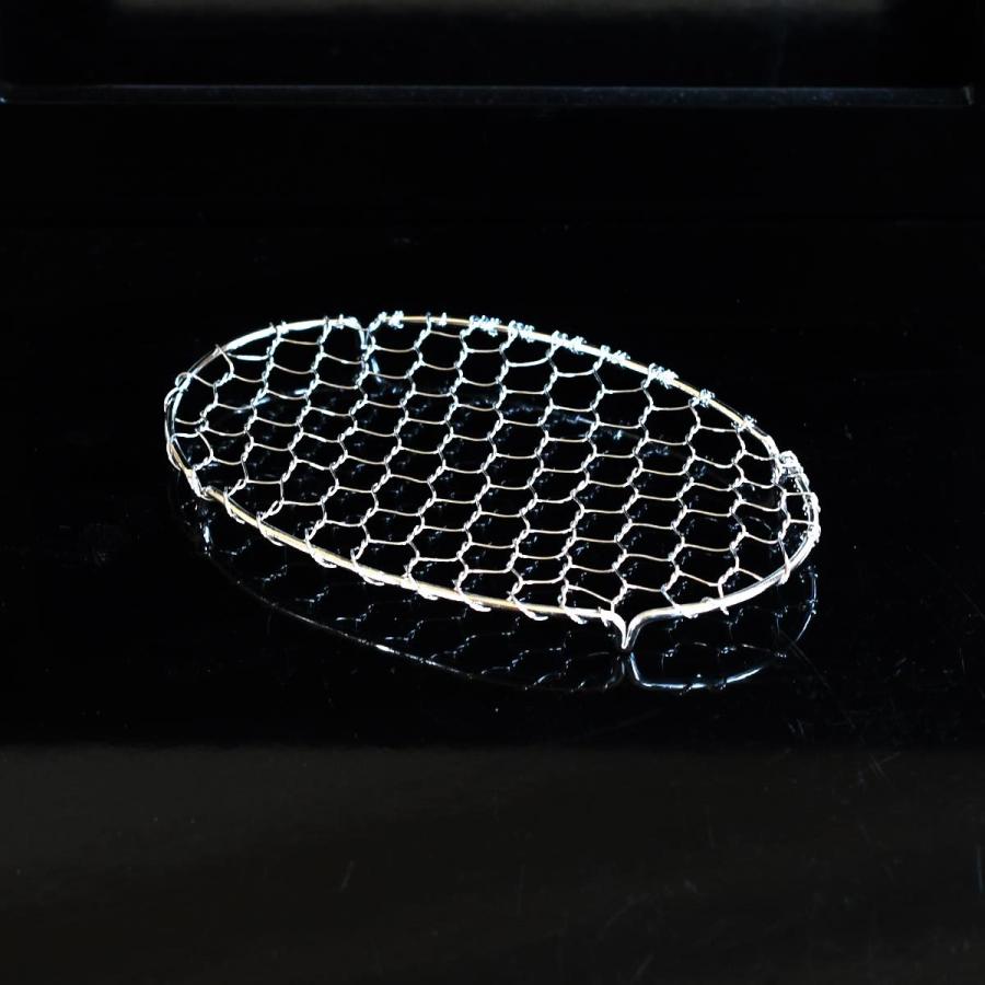 取り寄せ商品】用美 YOUBI ステンレス小判目皿 小 23992【網 アミ 懐石