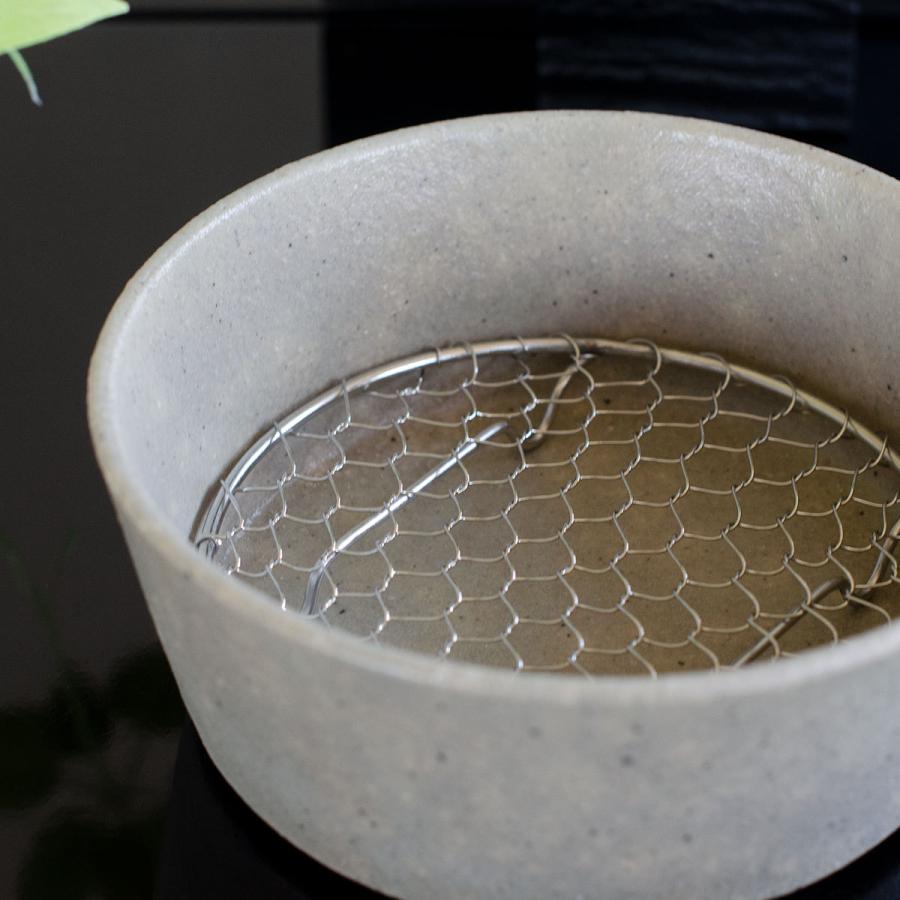 用美 YOUBI ステンレス目皿 4寸 24822【網 アミ 懐石 和食器