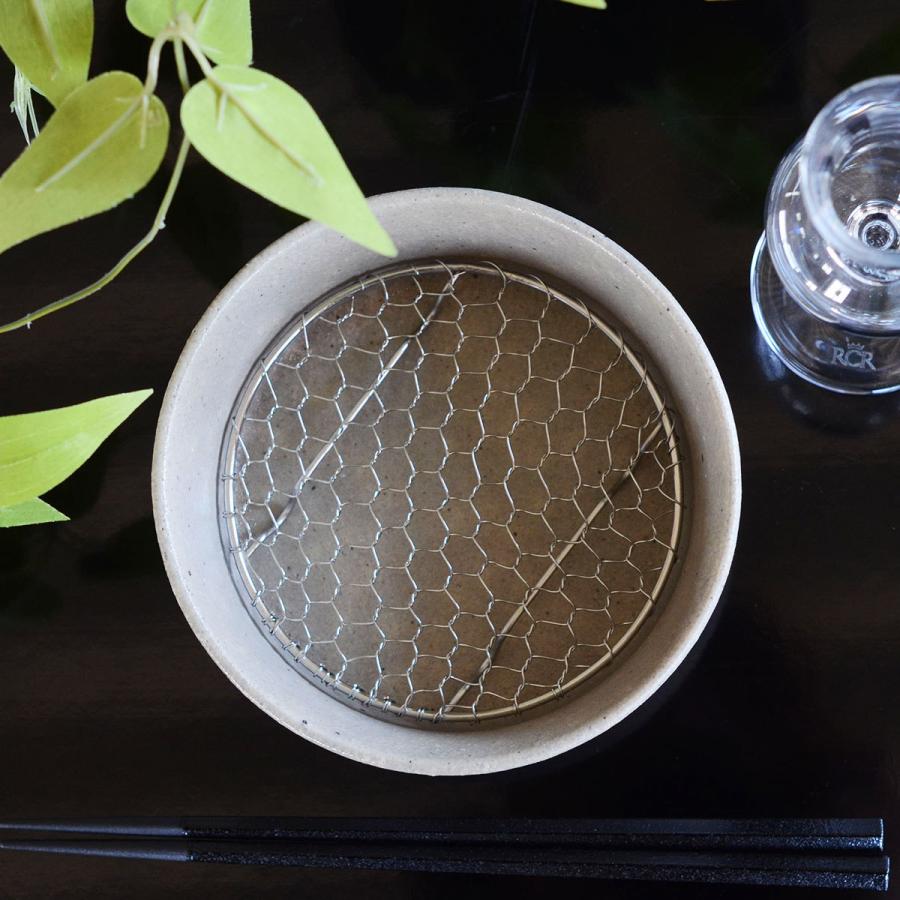 用美 YOUBI ステンレス目皿 4寸 24822【網 アミ 懐石 和食器