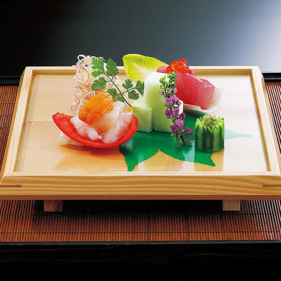 取り寄せ商品】用美 YOUBI 7寸正角前菜皿（ガラス付） 38486【うどん