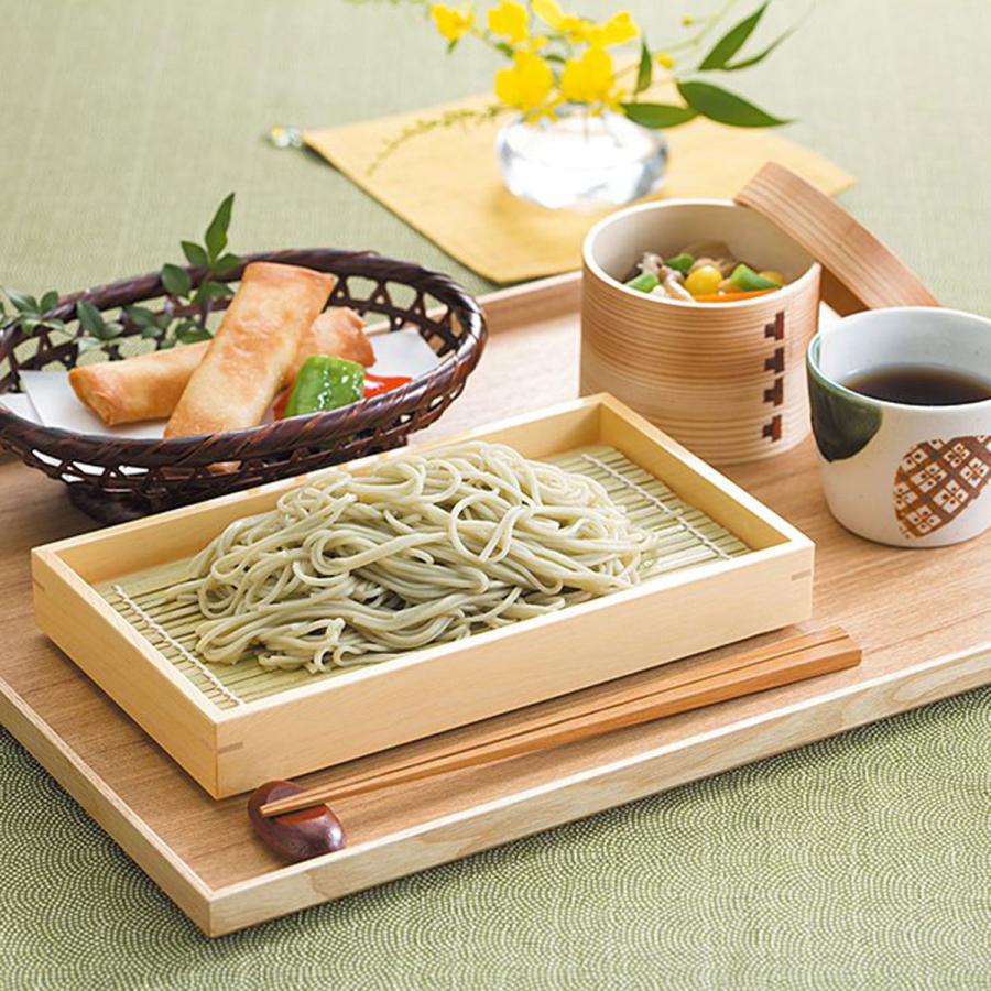 取り寄せ商品】用美 YOUBI そば器 創・長角盛皿 クリアー 竹すだれ付き