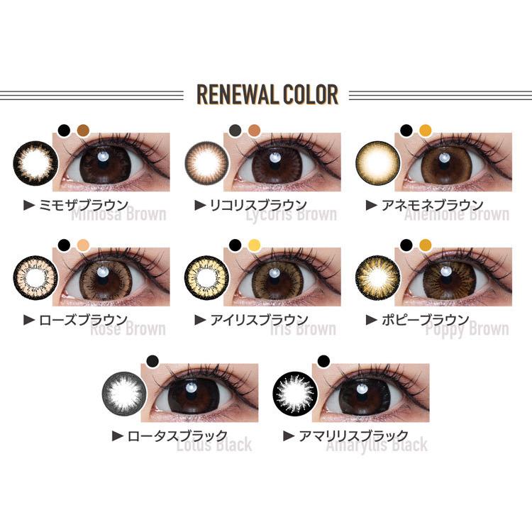 4年保証 フラワーアイズワンデー Flowereyes1day 1箱10枚 あすつく 送料無料 ワンデー カラコン カラーコンタクト コンタクト 度あり 14 5mm ワンデーカラコン ストアー