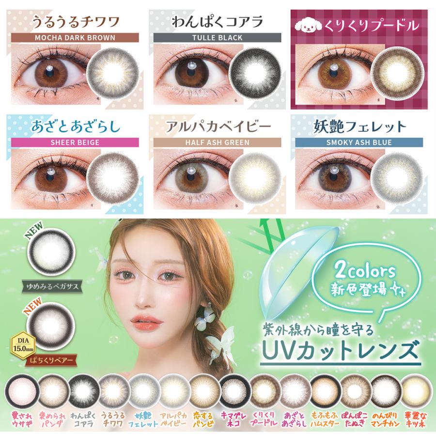 【クーポン利用で１箱分無料】明日花キララ カラコン フルーリー Flurry (1箱10枚入り) ( カラコン カラーコンタクト 度あり 度なし ワンデー UVカット ) | Flurry by colors | 18