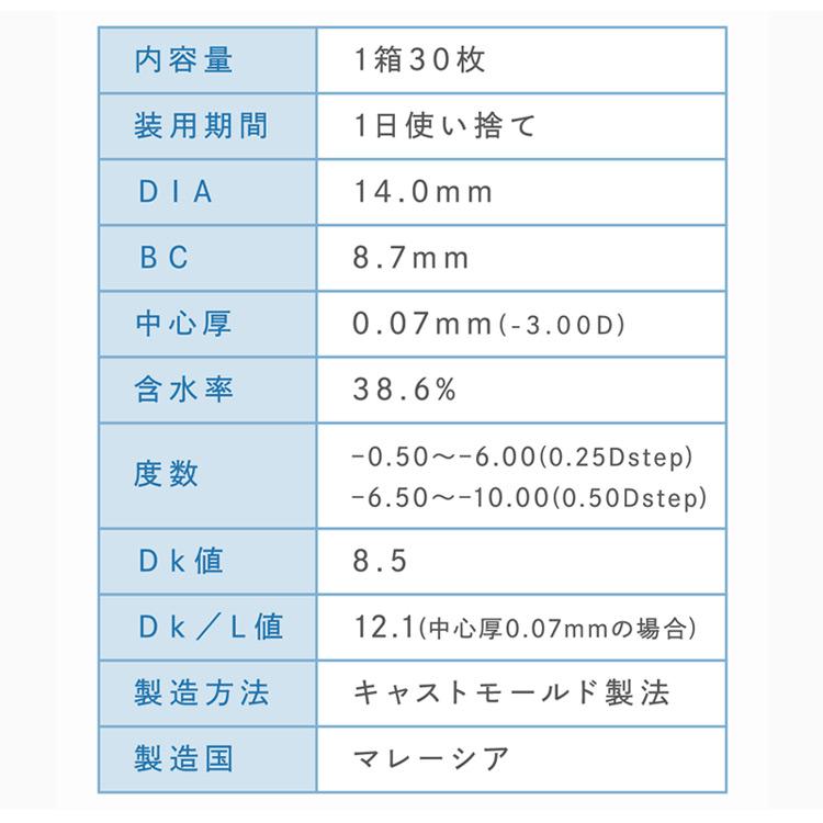 ［30枚］LARME CLEAR MOIST UV ラルムクリアモイストUV 池田エライザ (1箱30枚)( クリアレンズ コンタクトレンズ ワンデー ラルム コンタクト クリア 1day ) | LARME | 03